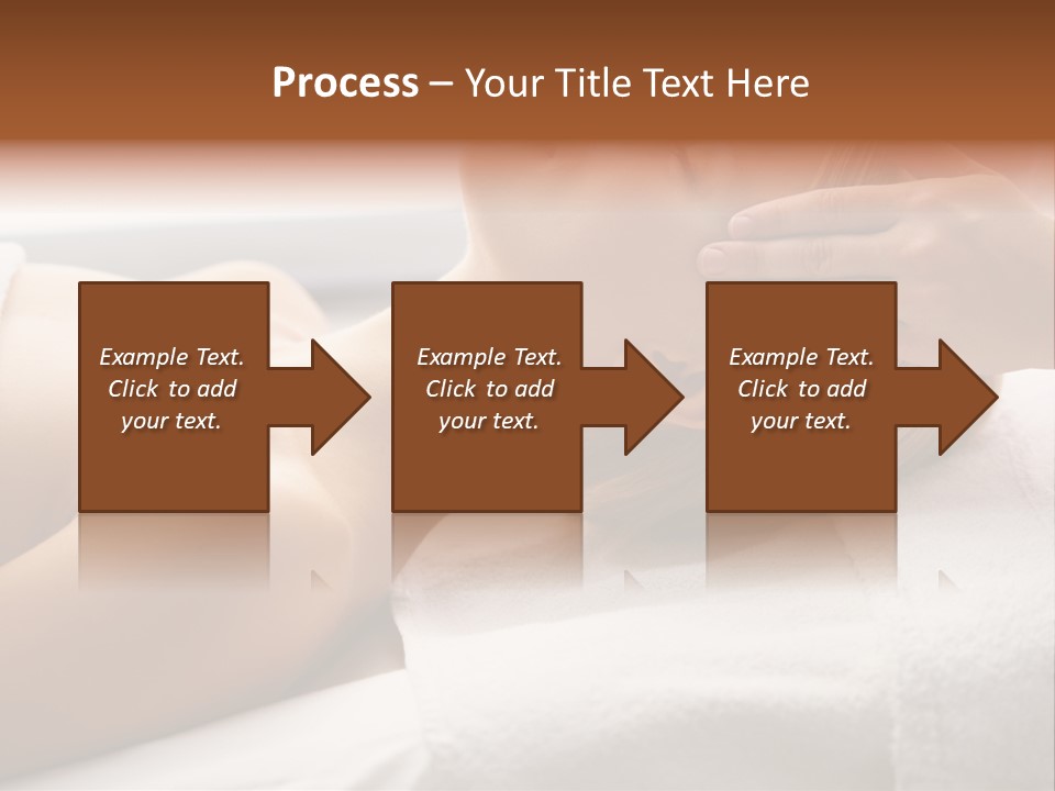 Pretty Person Lying PowerPoint Template