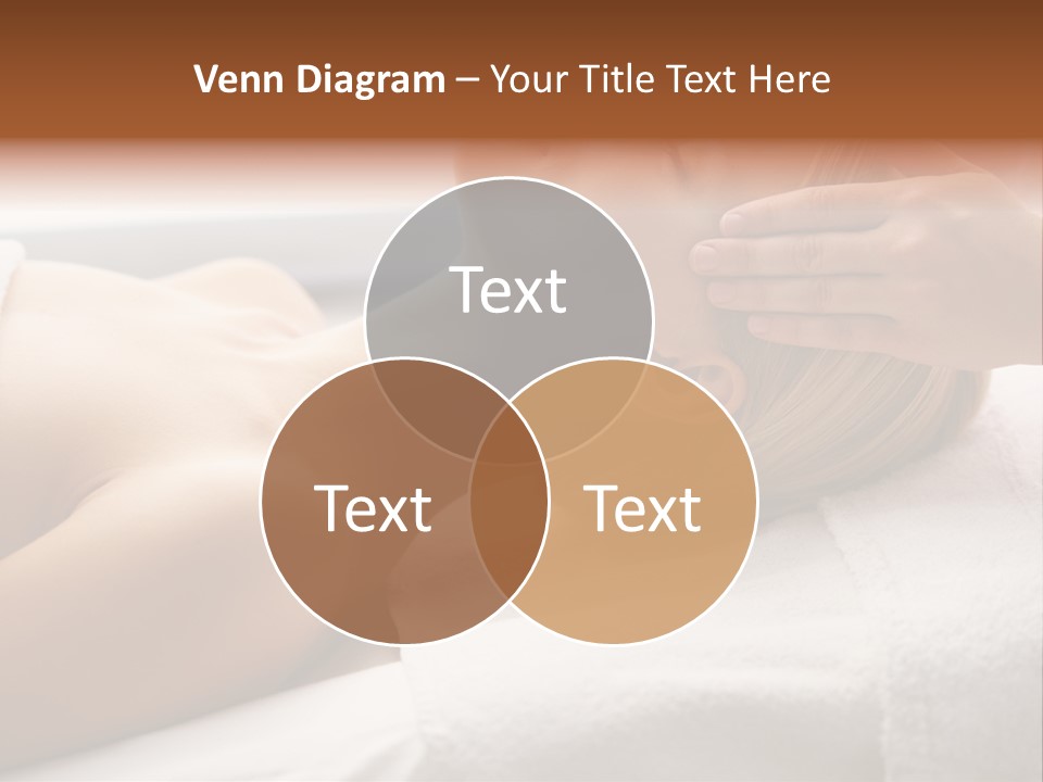 Pretty Person Lying PowerPoint Template