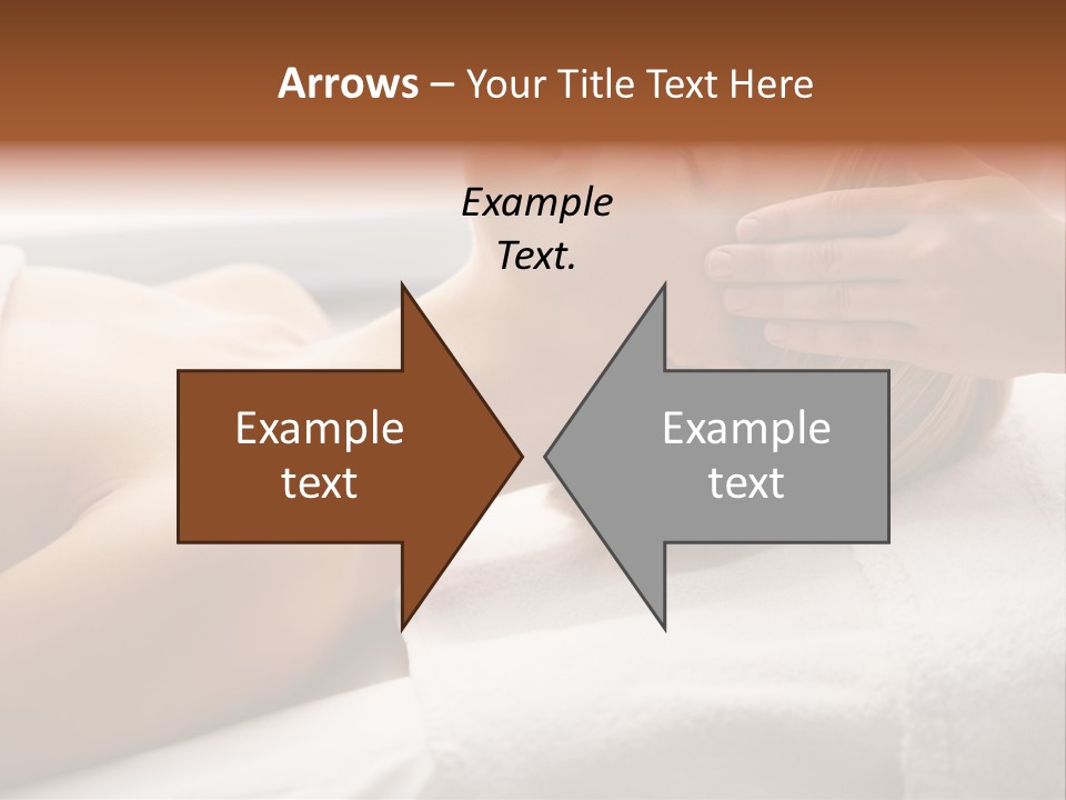 Pretty Person Lying PowerPoint Template