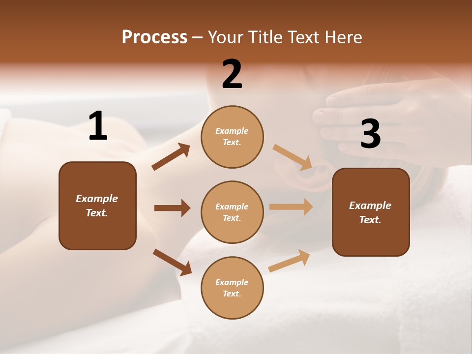 Pretty Person Lying PowerPoint Template