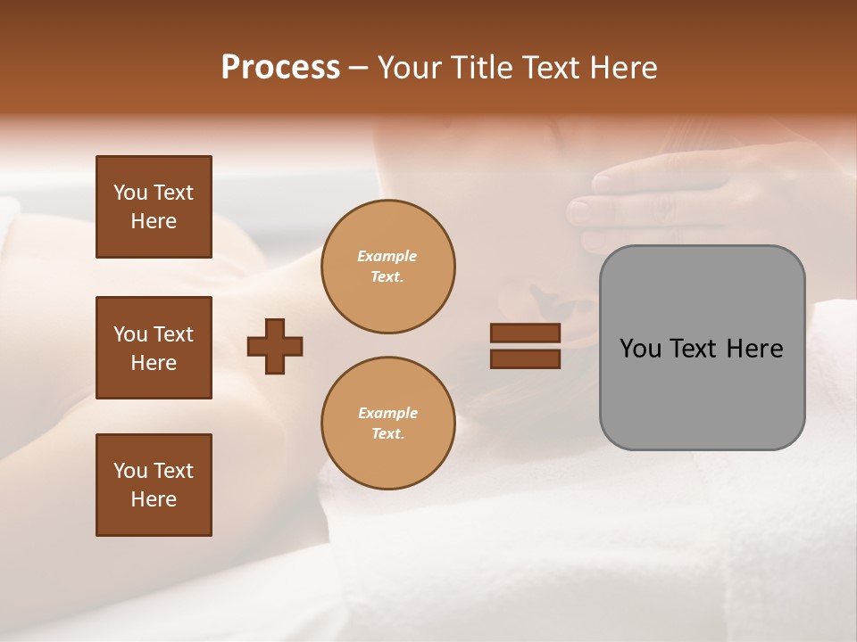 Pretty Person Lying PowerPoint Template