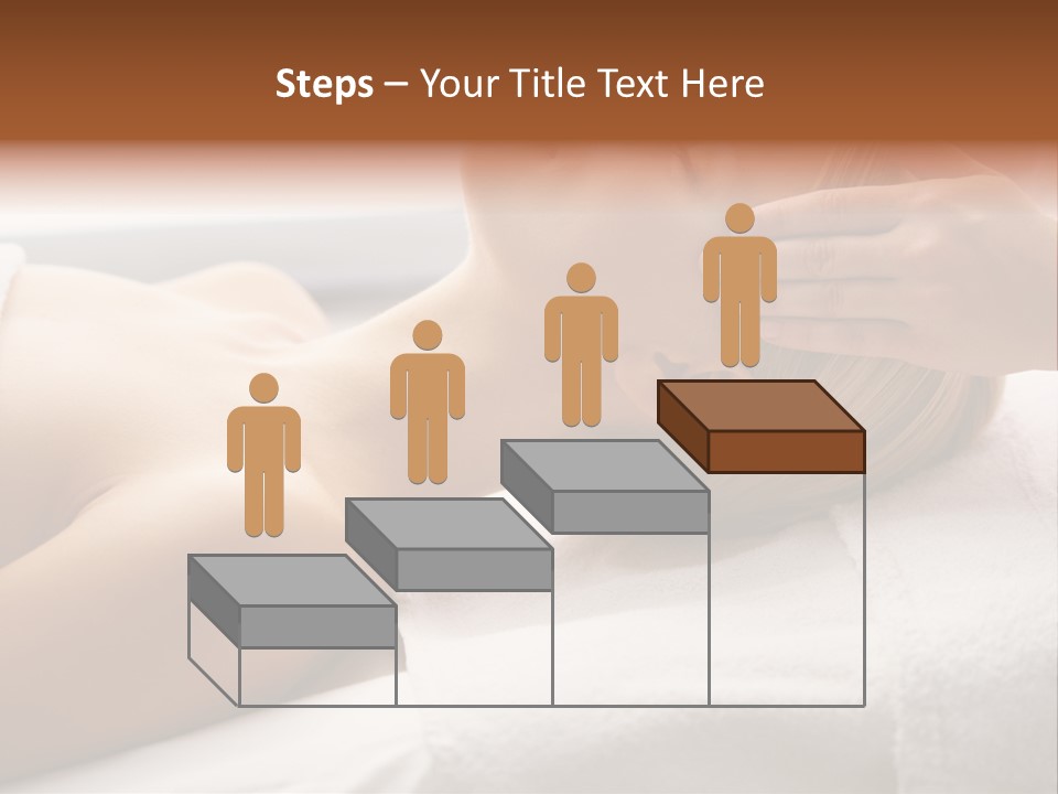 Pretty Person Lying PowerPoint Template