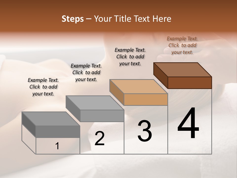 Pretty Person Lying PowerPoint Template