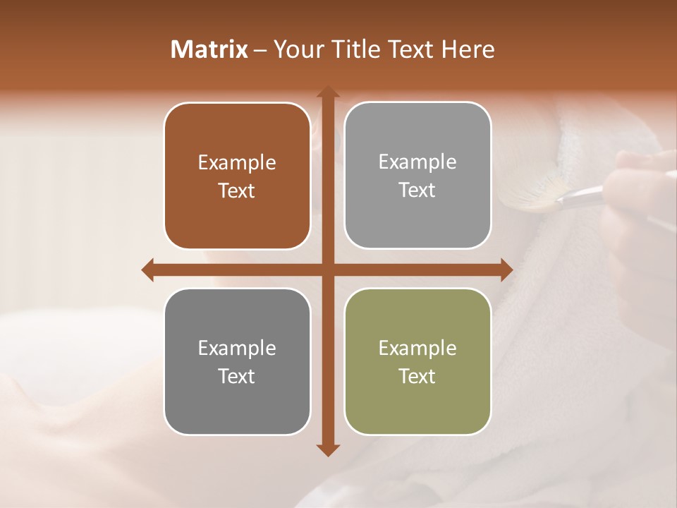 Feminine Naked Spa PowerPoint Template