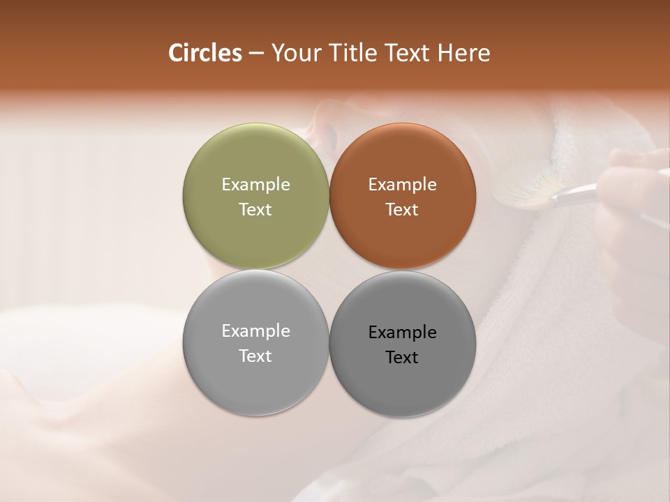 Feminine Naked Spa PowerPoint Template