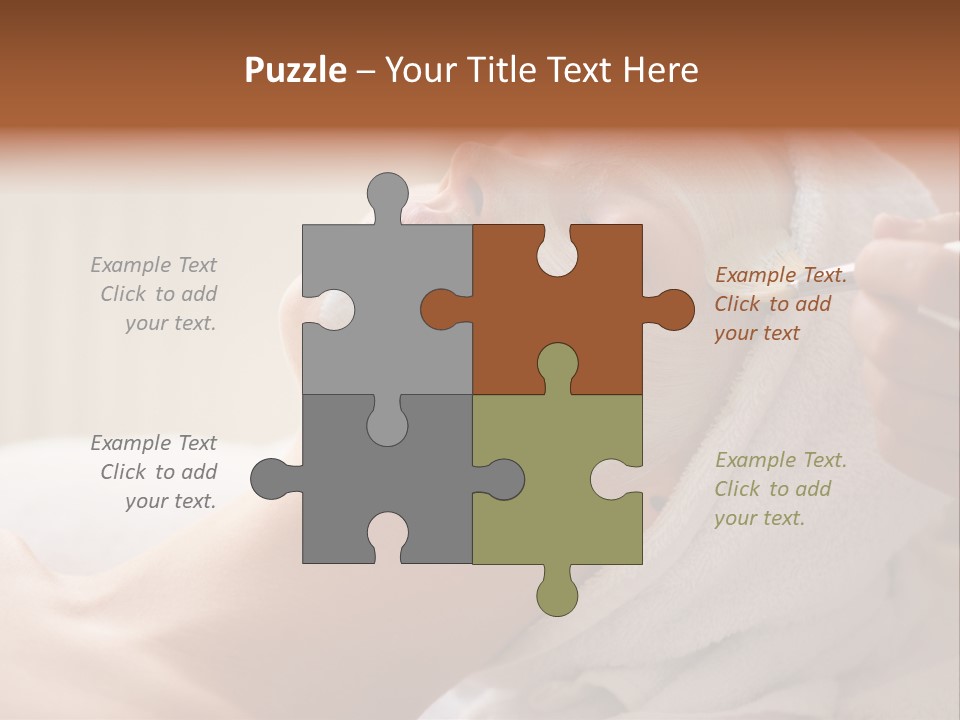 Feminine Naked Spa PowerPoint Template