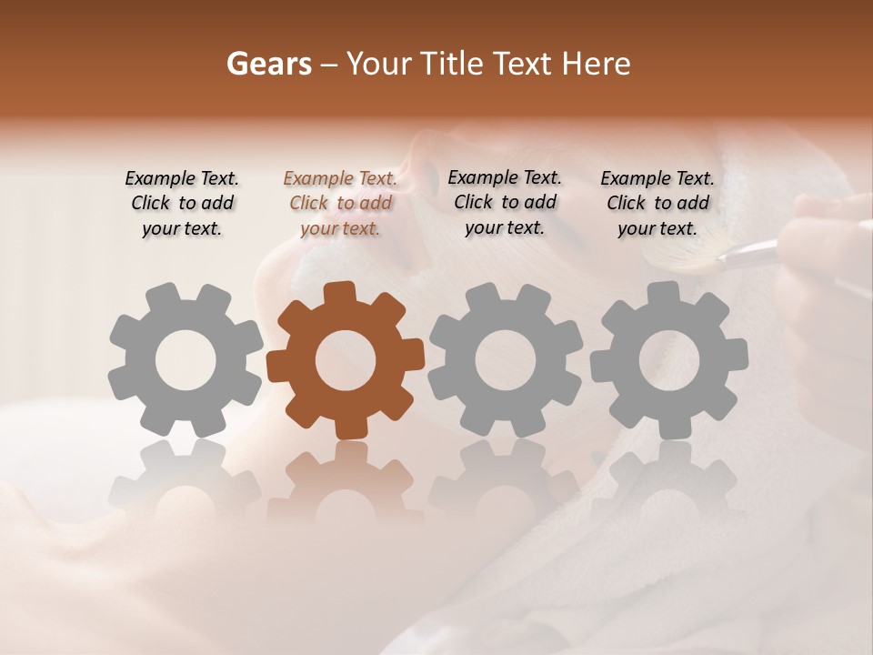 Feminine Naked Spa PowerPoint Template