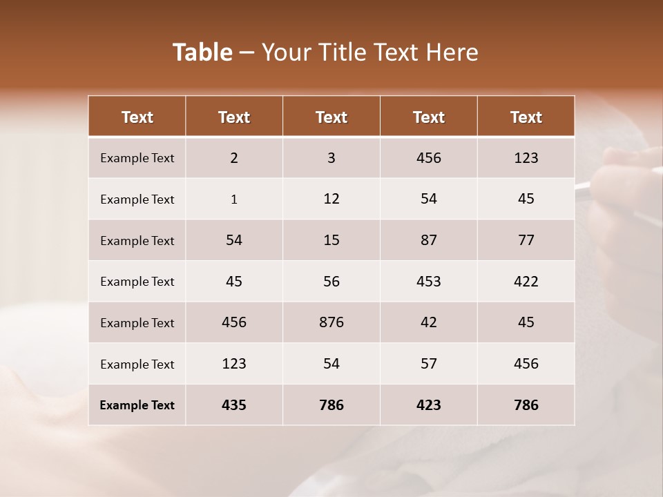 Feminine Naked Spa PowerPoint Template