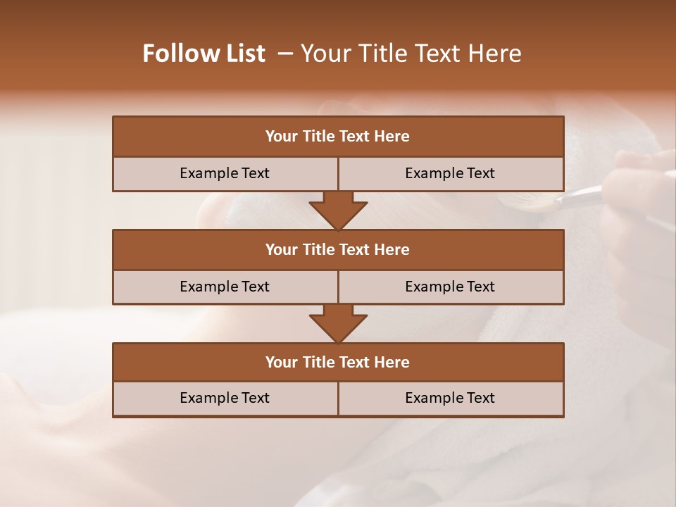 Feminine Naked Spa PowerPoint Template