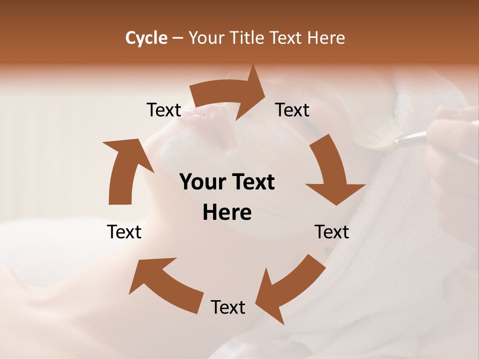 Feminine Naked Spa PowerPoint Template