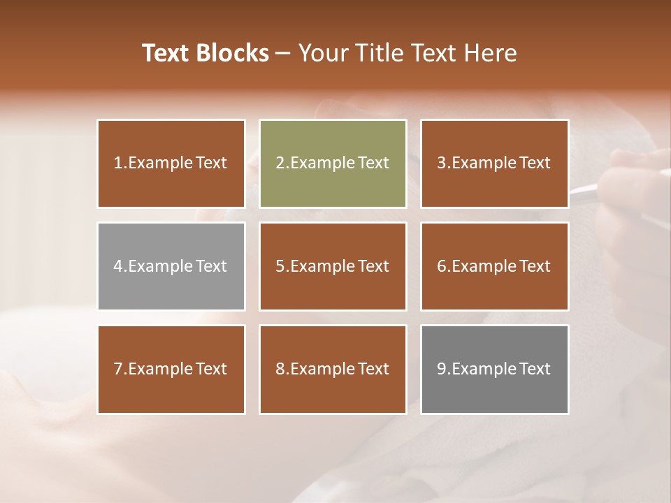 Feminine Naked Spa PowerPoint Template