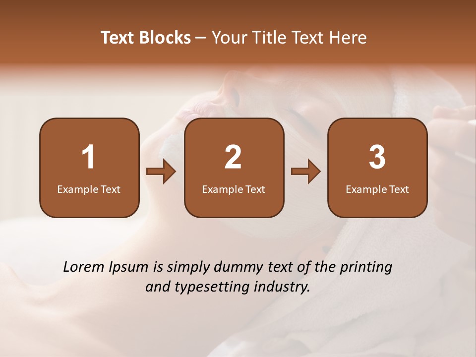 Feminine Naked Spa PowerPoint Template