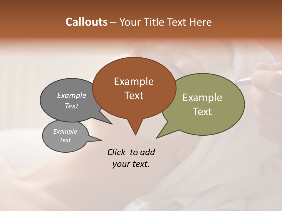 Feminine Naked Spa PowerPoint Template