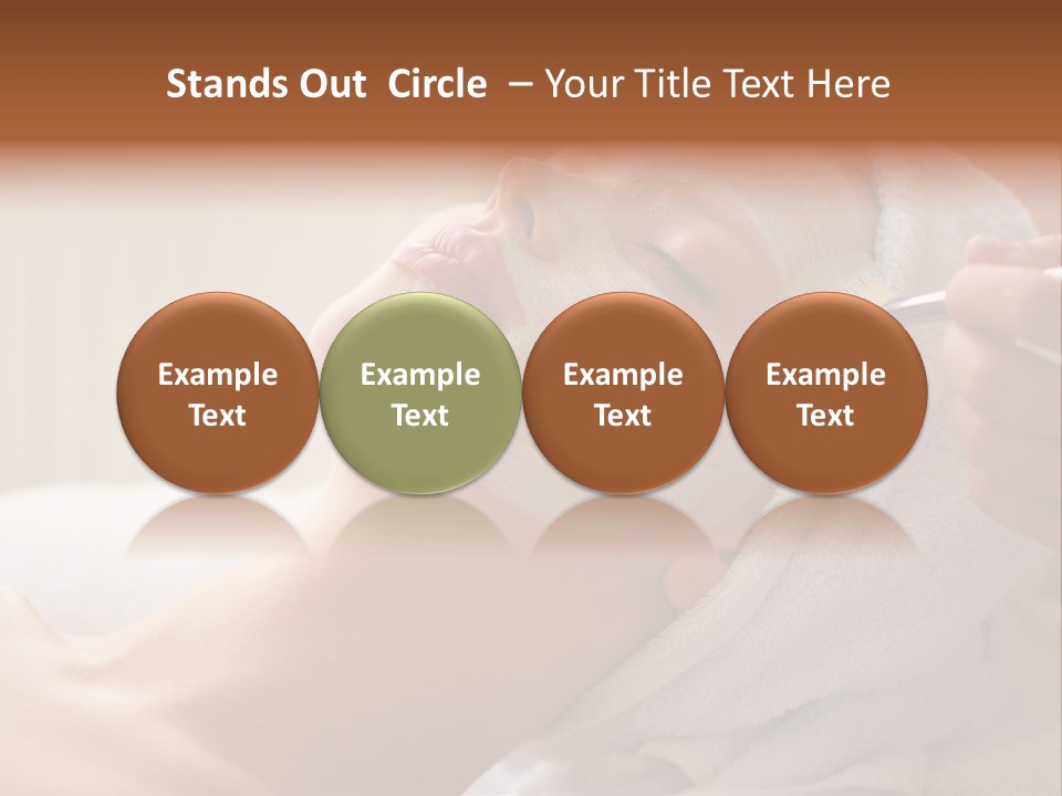 Feminine Naked Spa PowerPoint Template