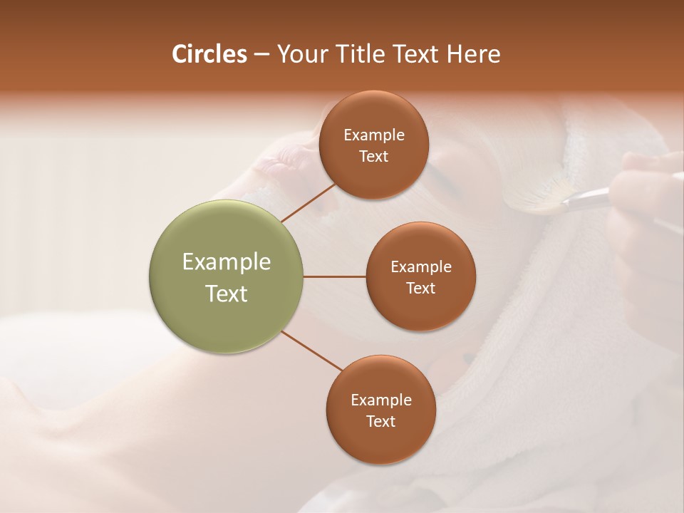 Feminine Naked Spa PowerPoint Template