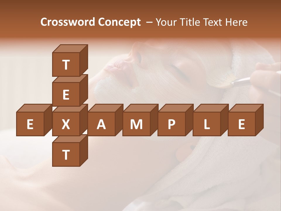 Feminine Naked Spa PowerPoint Template