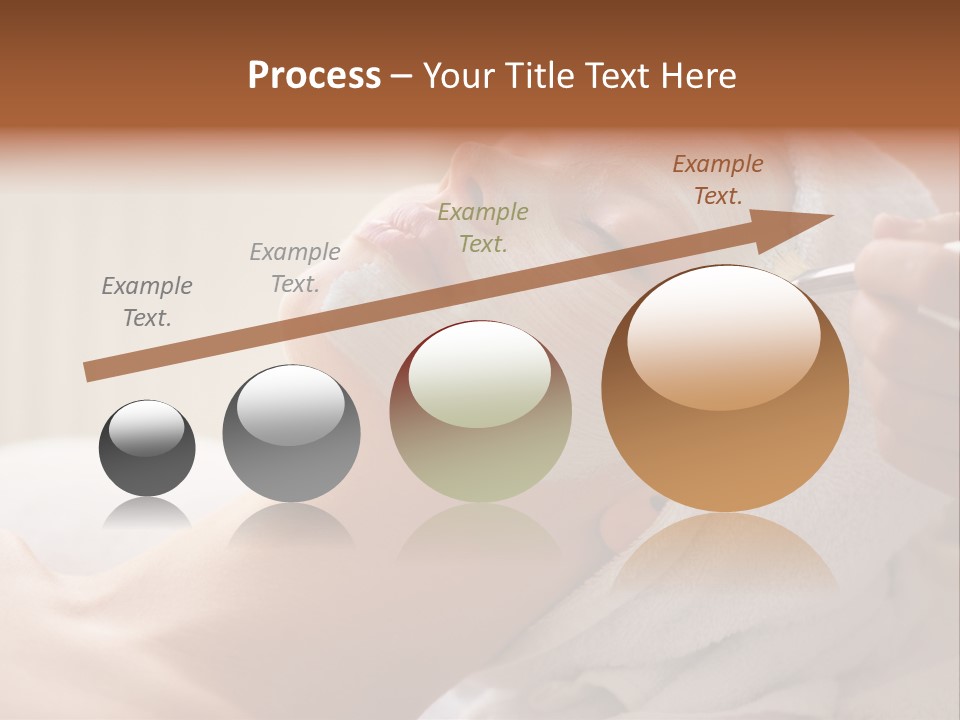 Feminine Naked Spa PowerPoint Template