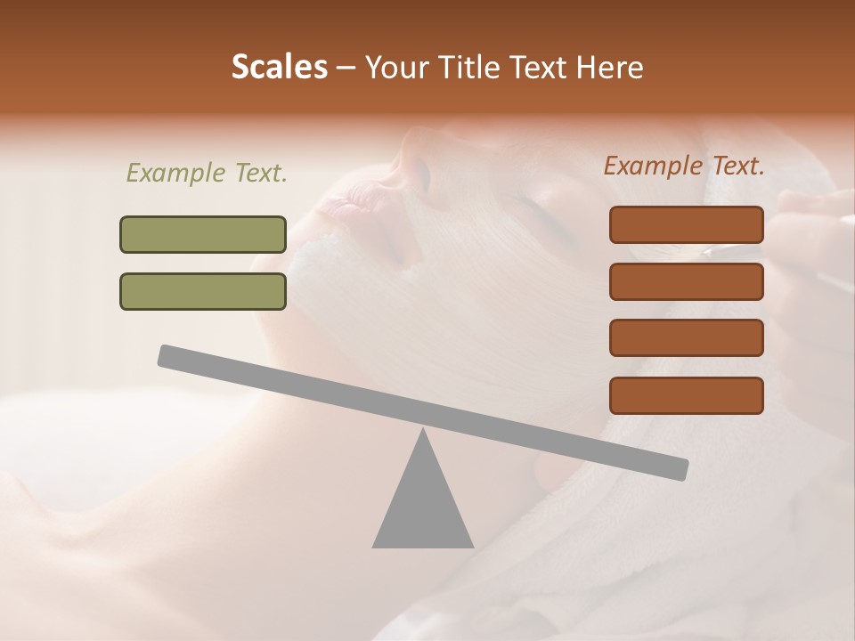 Feminine Naked Spa PowerPoint Template