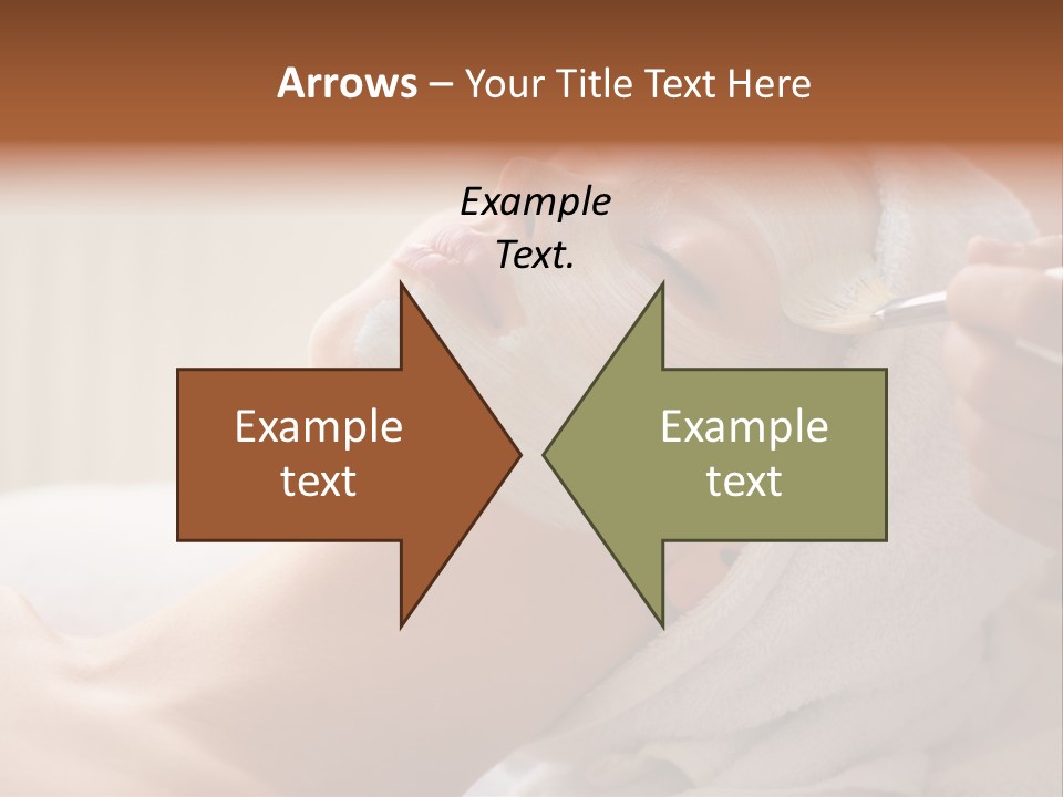 Feminine Naked Spa PowerPoint Template