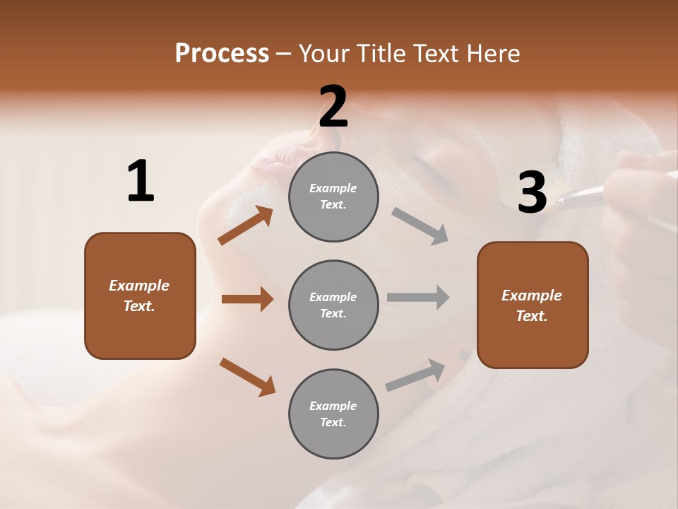 Feminine Naked Spa PowerPoint Template