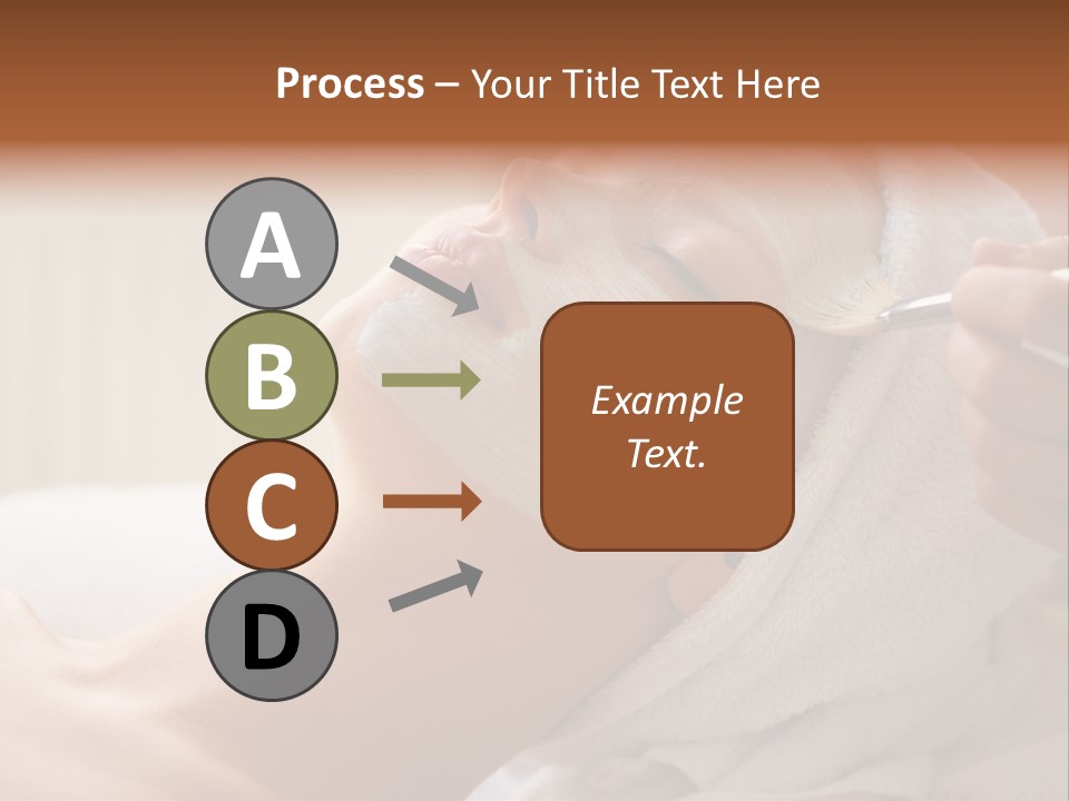 Feminine Naked Spa PowerPoint Template