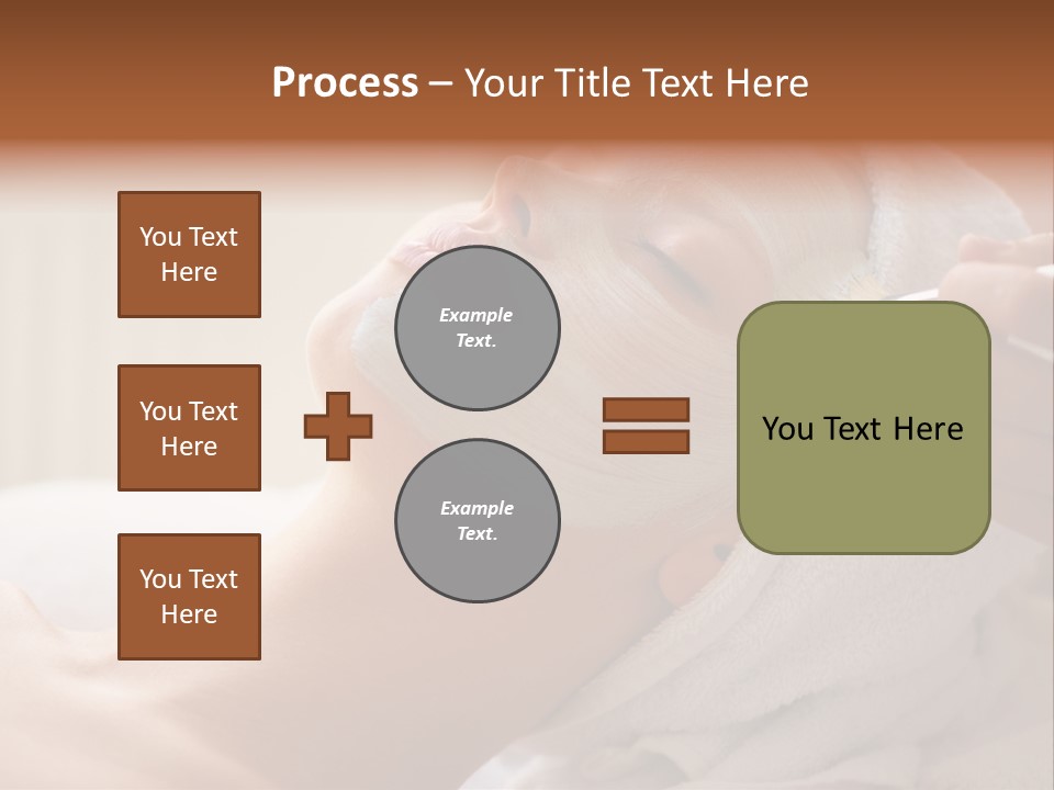 Feminine Naked Spa PowerPoint Template