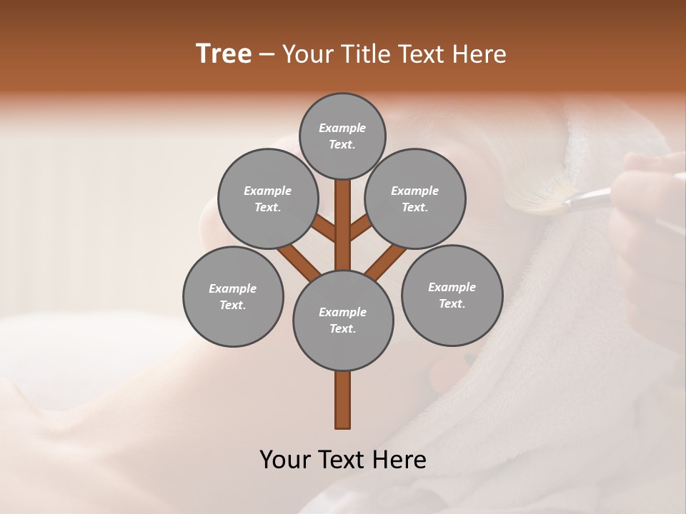 Feminine Naked Spa PowerPoint Template