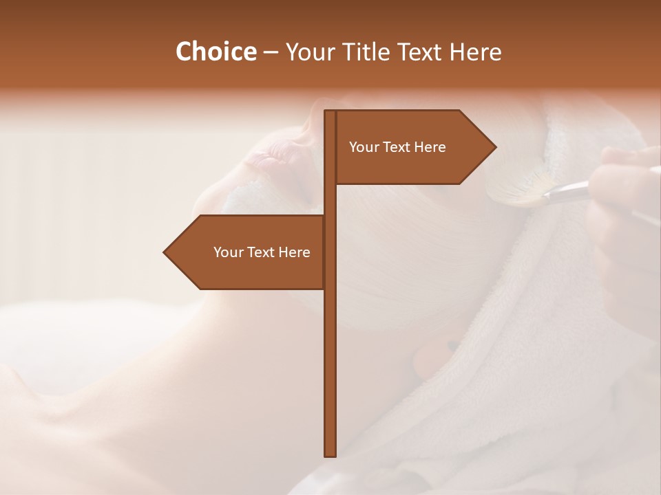 Feminine Naked Spa PowerPoint Template