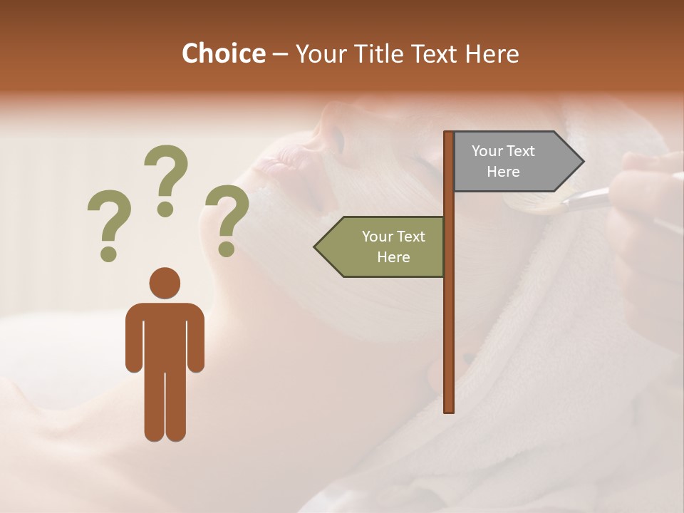 Feminine Naked Spa PowerPoint Template