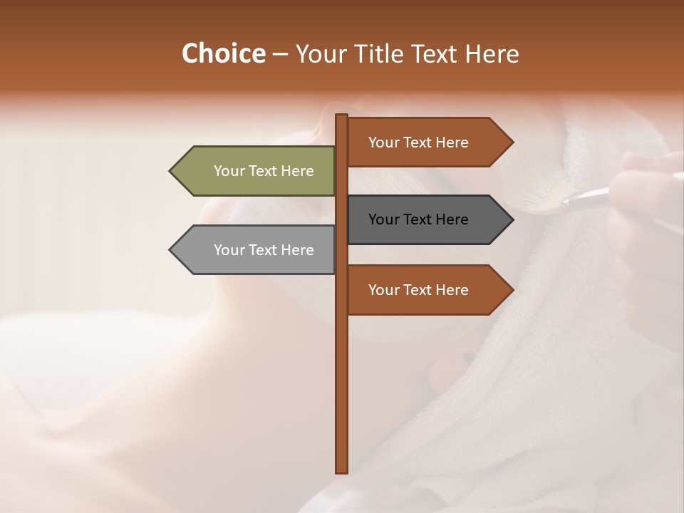 Feminine Naked Spa PowerPoint Template