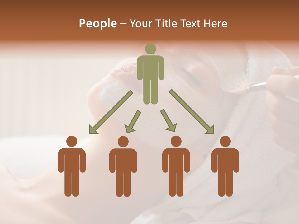 Feminine Naked Spa PowerPoint Template