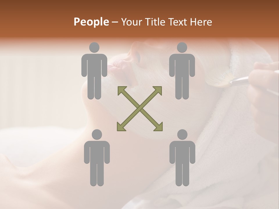 Feminine Naked Spa PowerPoint Template