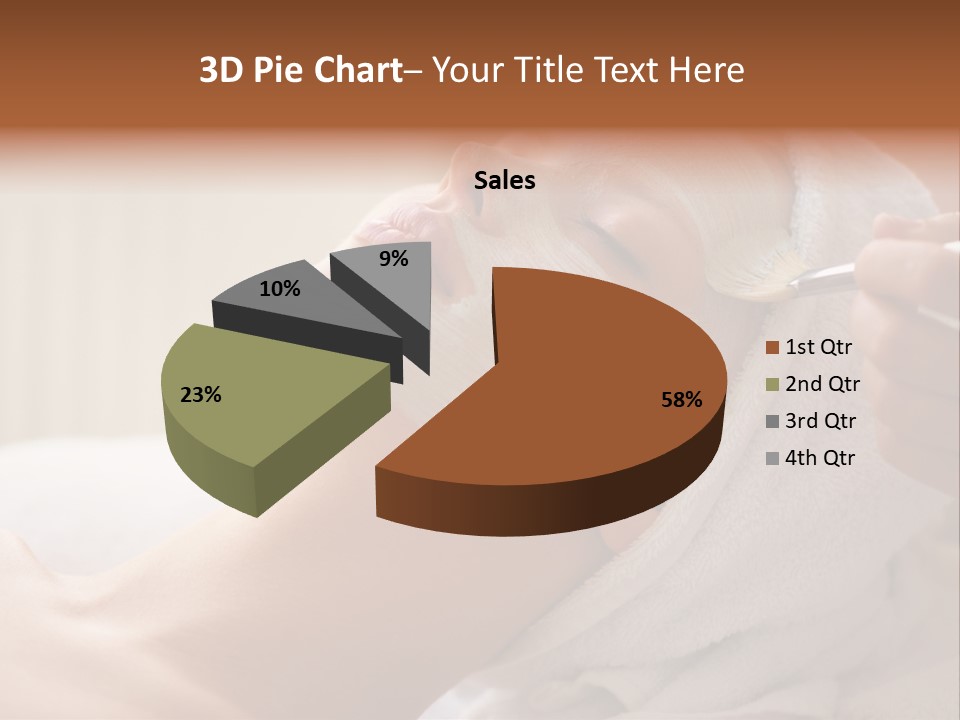 Feminine Naked Spa PowerPoint Template