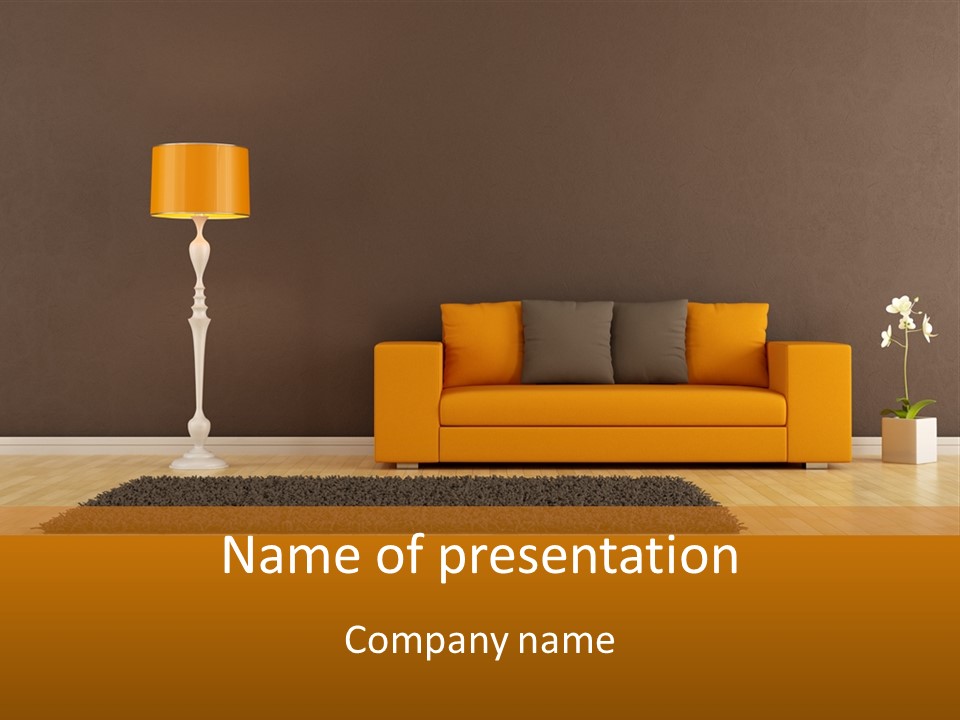 Minimalist Lounge Style PowerPoint Template