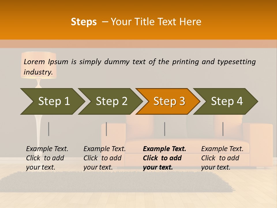 Minimalist Lounge Style PowerPoint Template