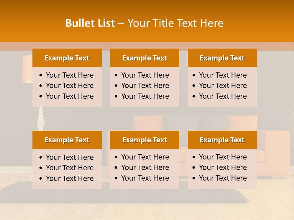 Minimalist Lounge Style PowerPoint Template