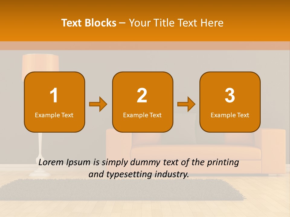 Minimalist Lounge Style PowerPoint Template