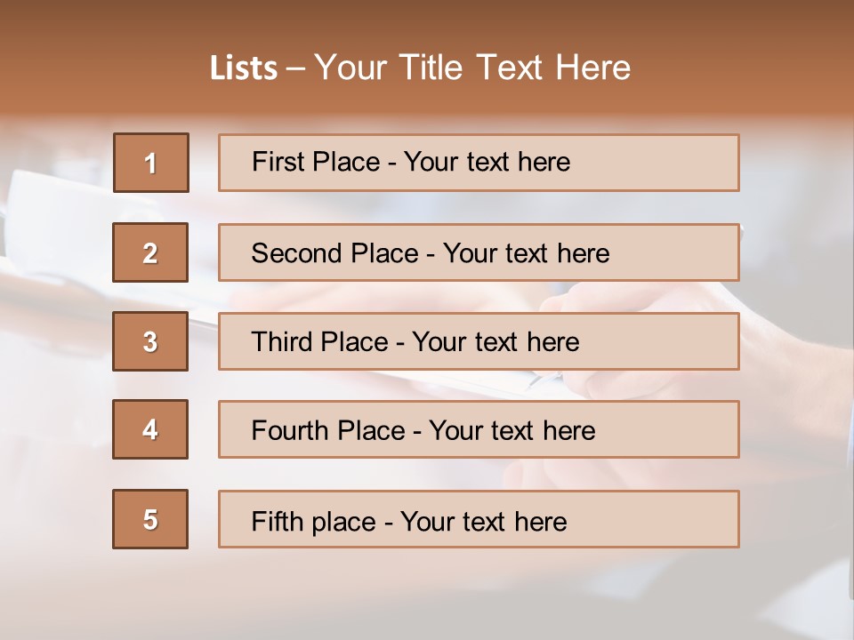Estate Number Banking PowerPoint Template