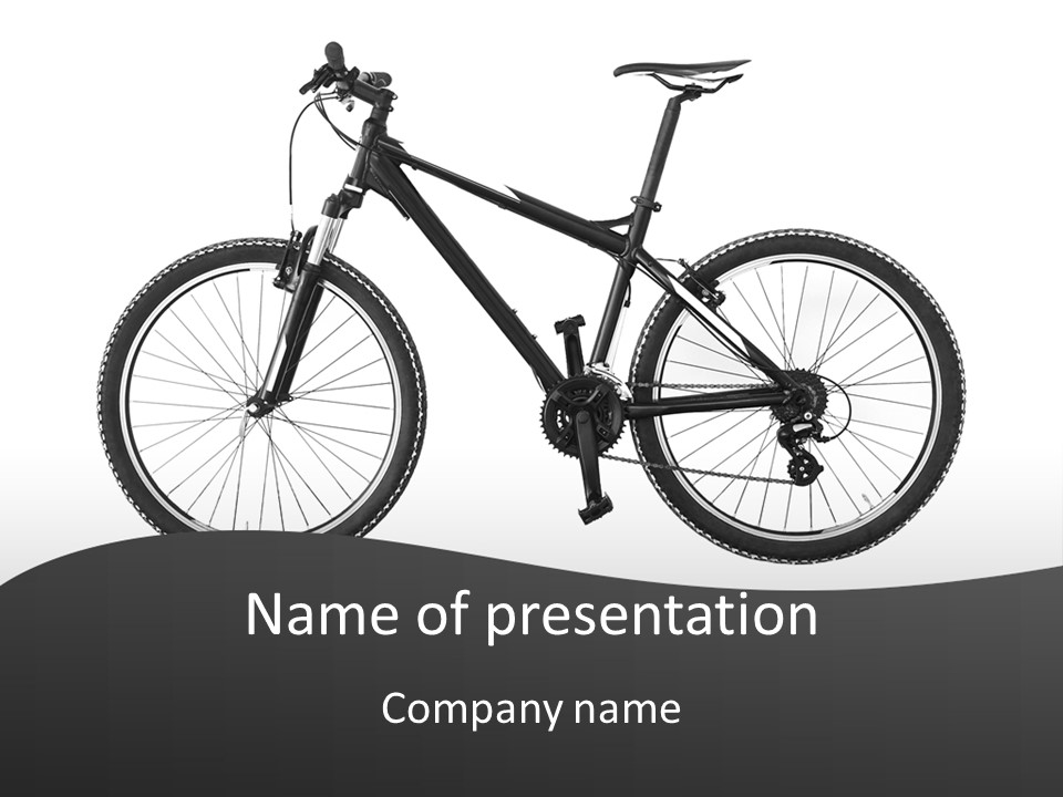 Transport Bike Absorber PowerPoint Template