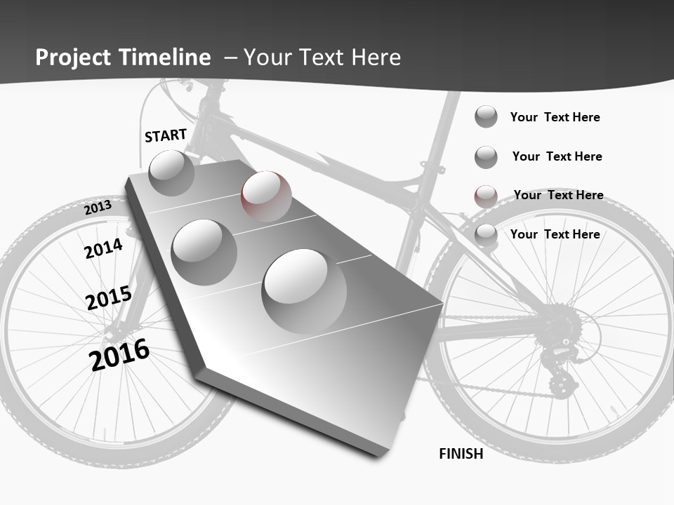 Transport Bike Absorber PowerPoint Template