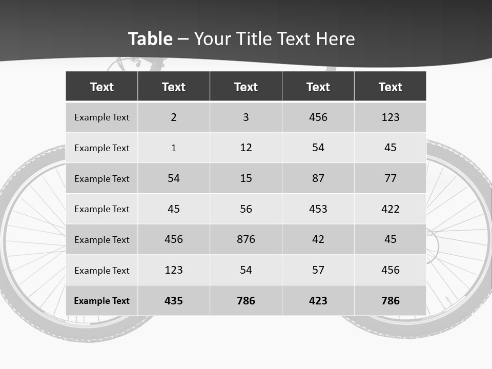 Transport Bike Absorber PowerPoint Template