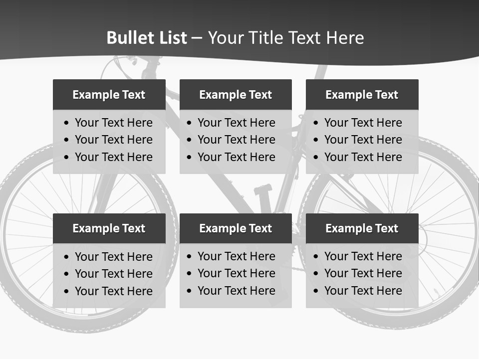 Transport Bike Absorber PowerPoint Template
