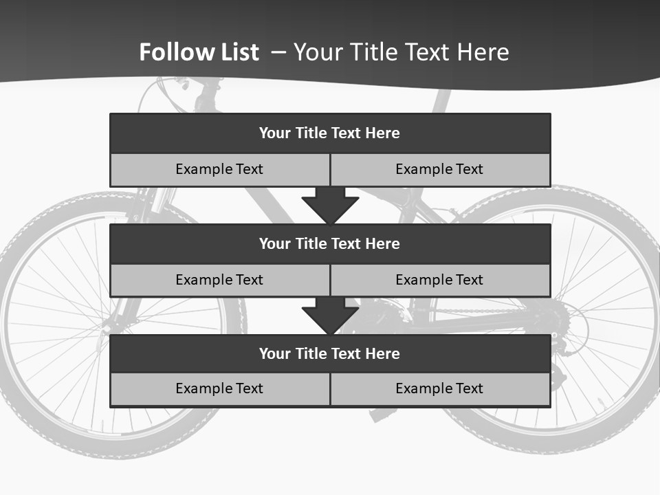 Transport Bike Absorber PowerPoint Template