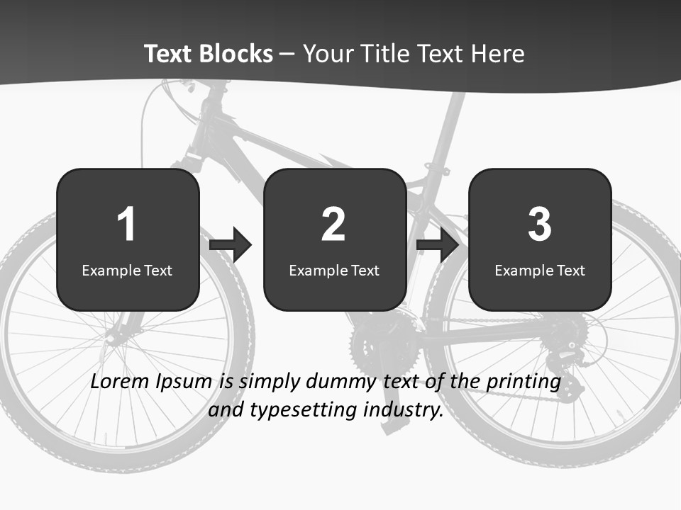 Transport Bike Absorber PowerPoint Template