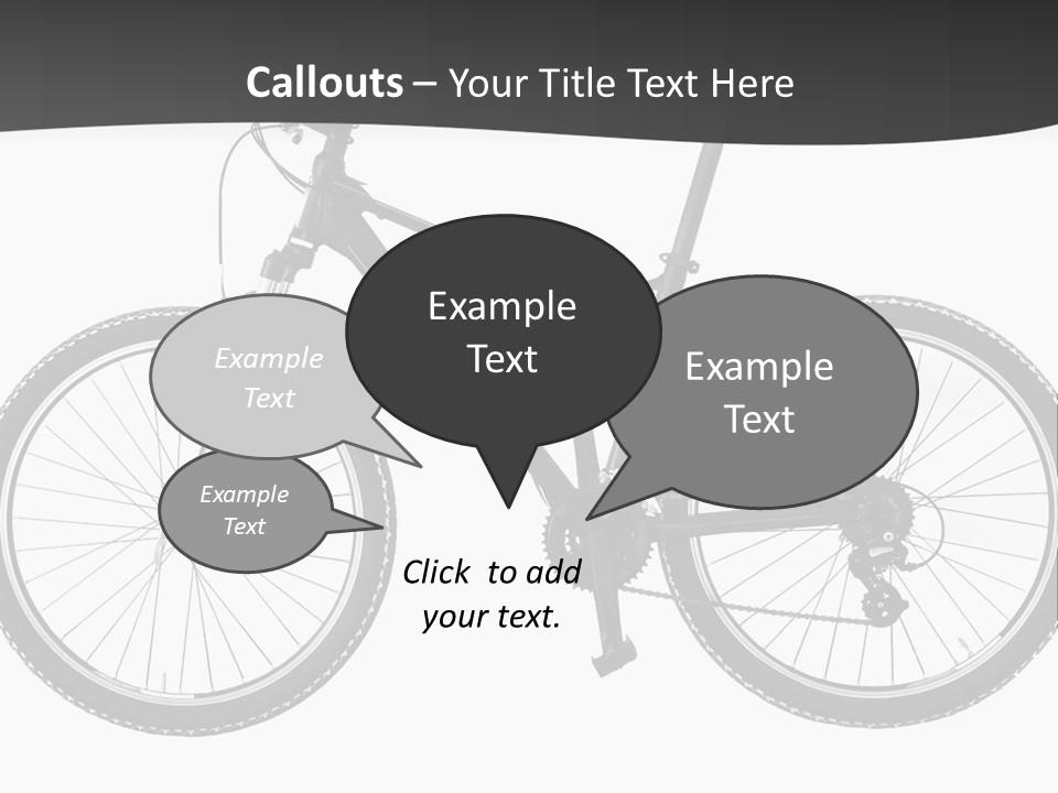 Transport Bike Absorber PowerPoint Template