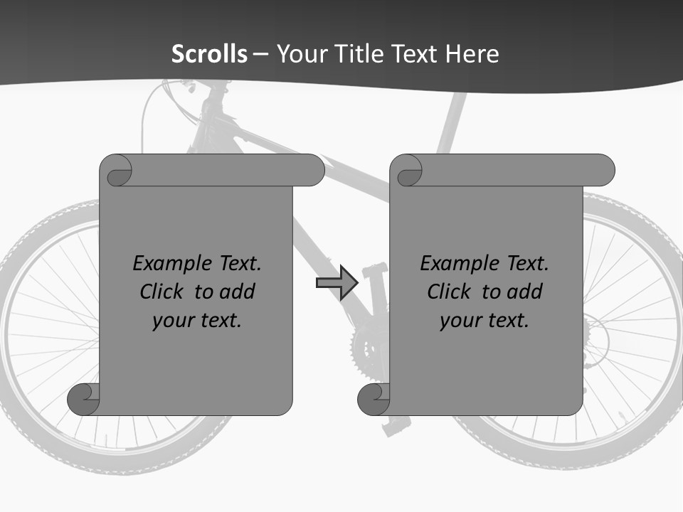 Transport Bike Absorber PowerPoint Template