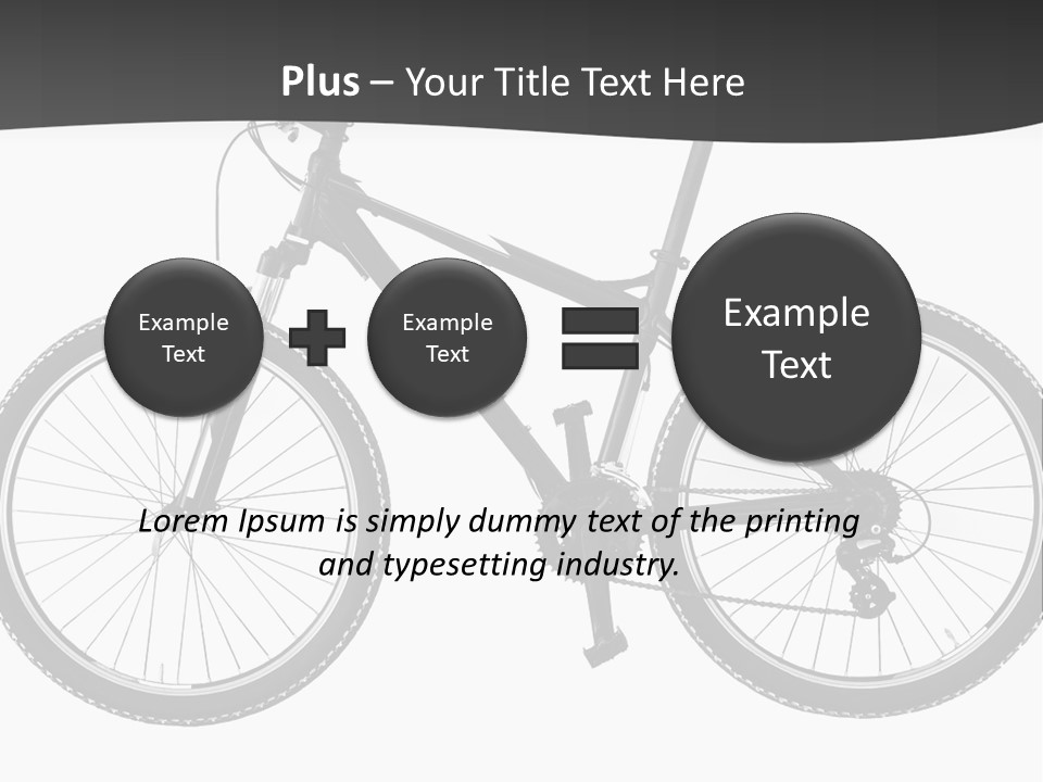 Transport Bike Absorber PowerPoint Template