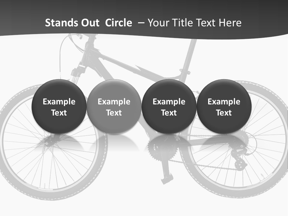 Transport Bike Absorber PowerPoint Template