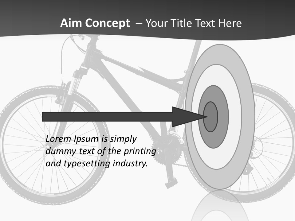 Transport Bike Absorber PowerPoint Template