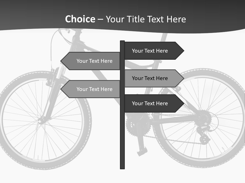 Transport Bike Absorber PowerPoint Template